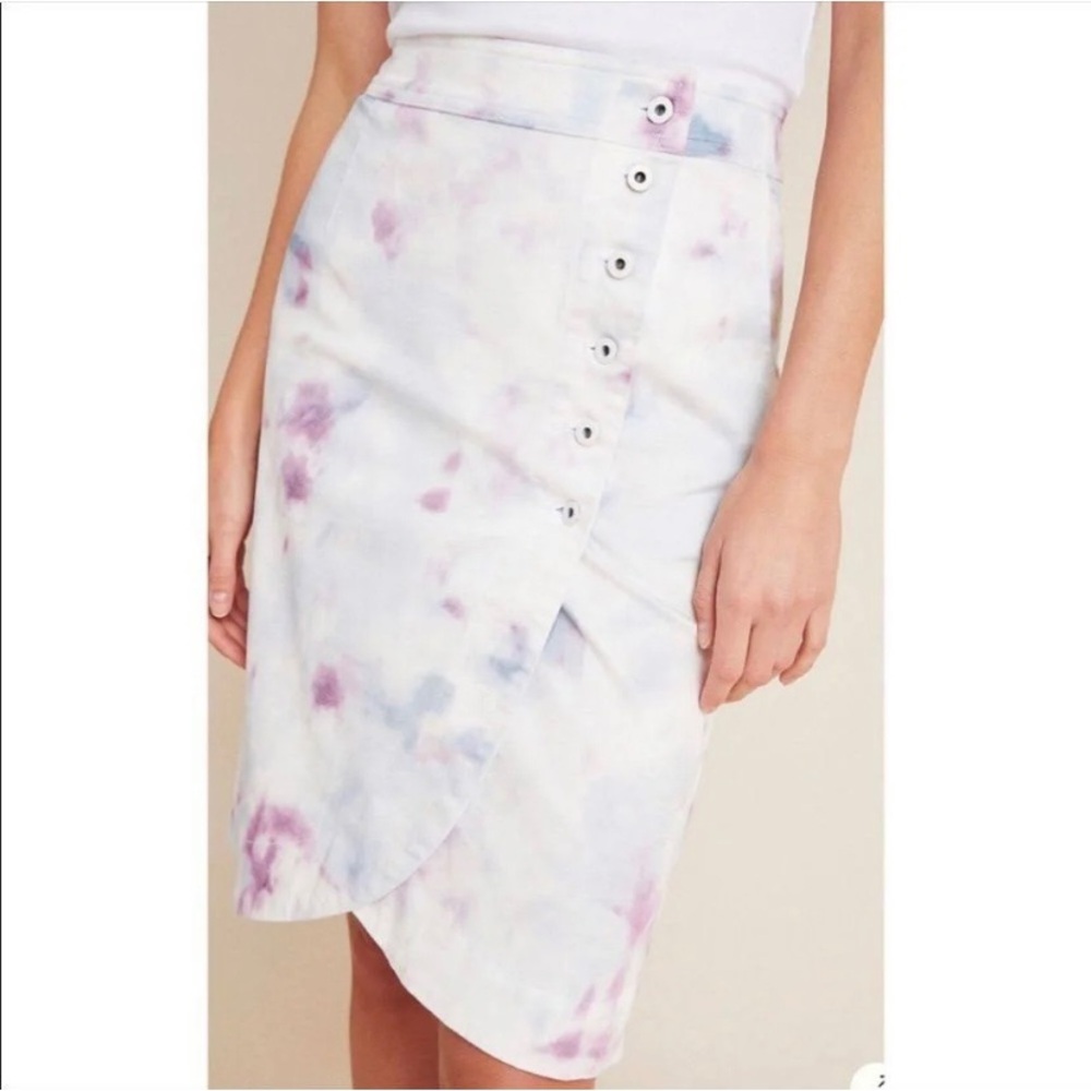 Antropologye skirt tie dye Tulip